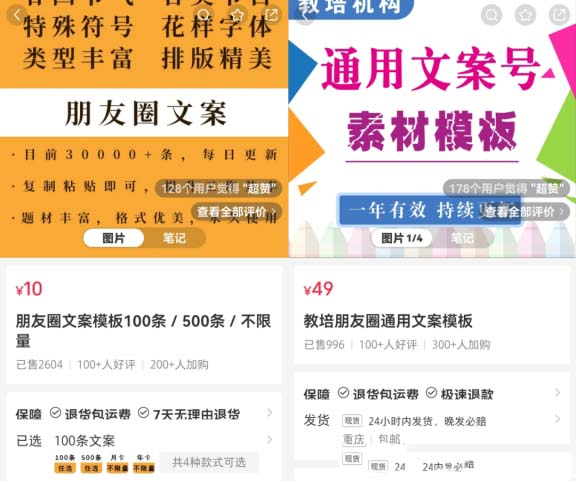 朋友圈文案模板，高單價收入達到4.8萬以上!虛擬資料副業(yè)賺錢項目拆解-孫裔蒙