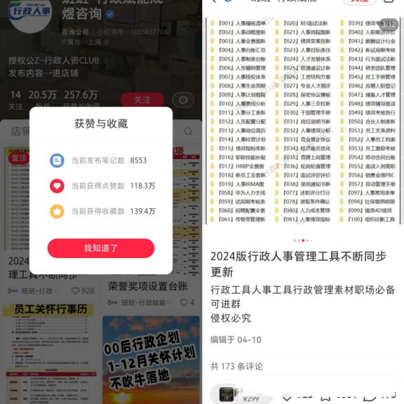 人事管理虛擬資料，每份售價299，收益超過100w+!虛擬資料副業項目拆解-孫裔蒙