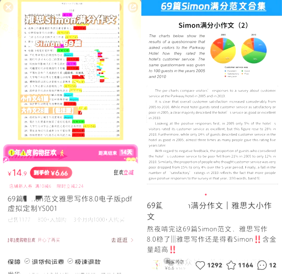 小紅書虛擬資料